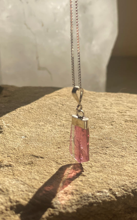 Watermelon Tourmaline Pendant