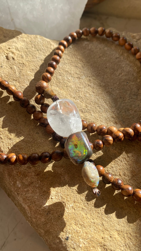 Wood Stone and Sea Mala