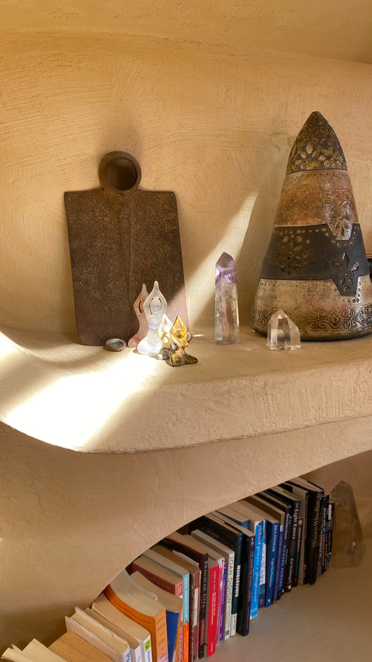 Yogi Goddess| Hand Carved Agate Goddess | Natural Gemstone | Yoga Figurine
