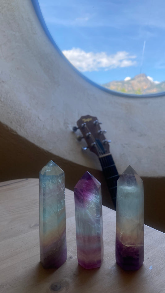 Fluorite Crystal Point