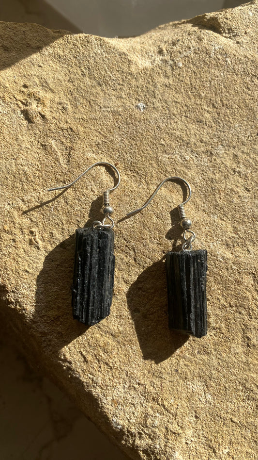 Black Tourmaline Earrings