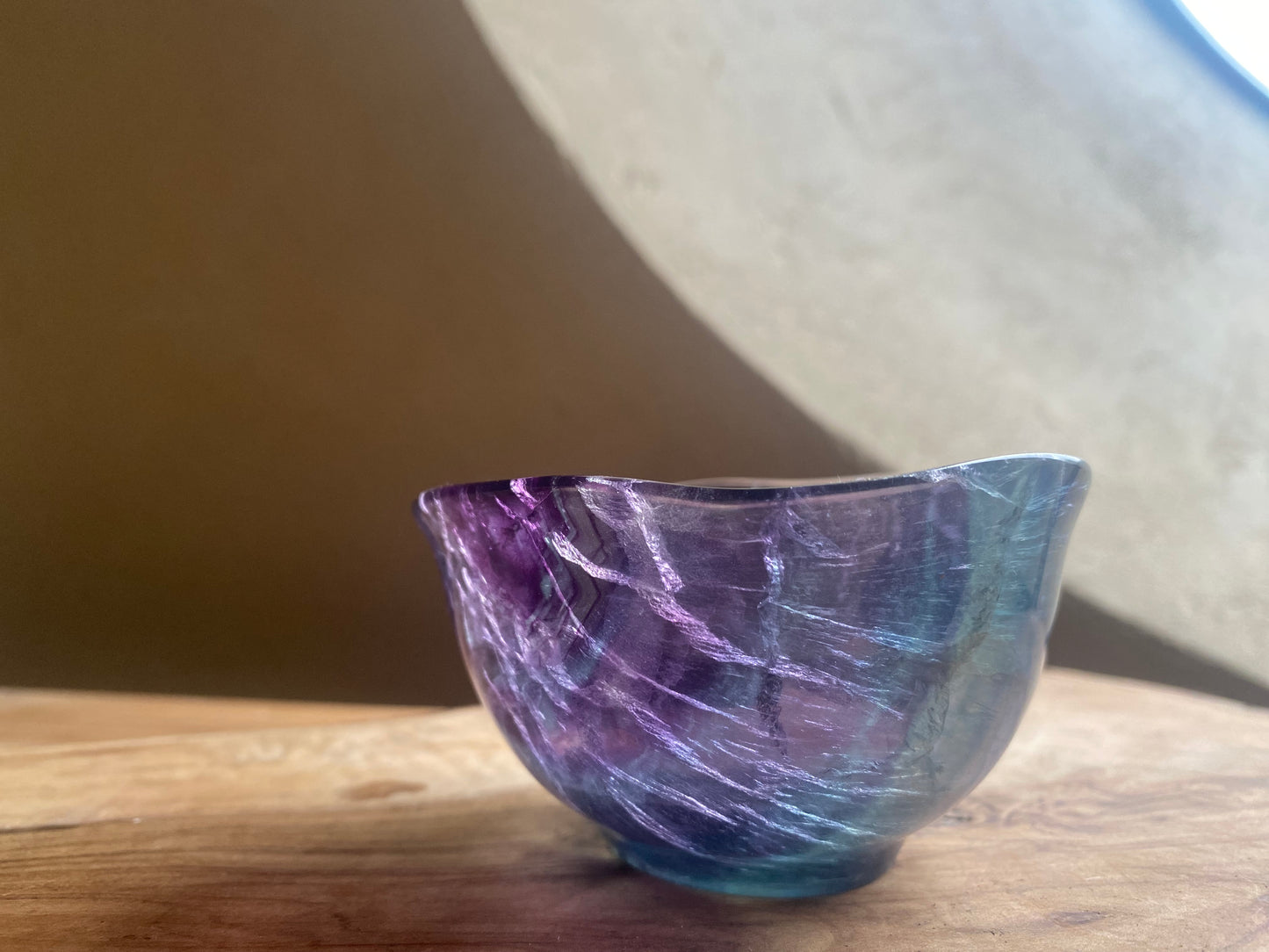 Bol en pierre de fluorite