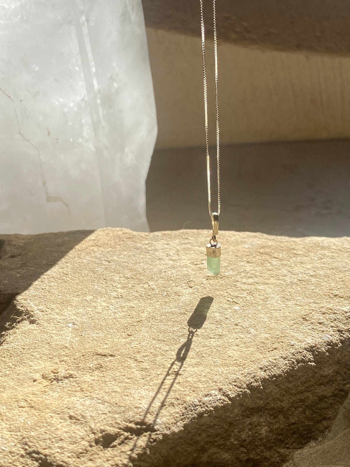 Green Tourmaline Pendant
