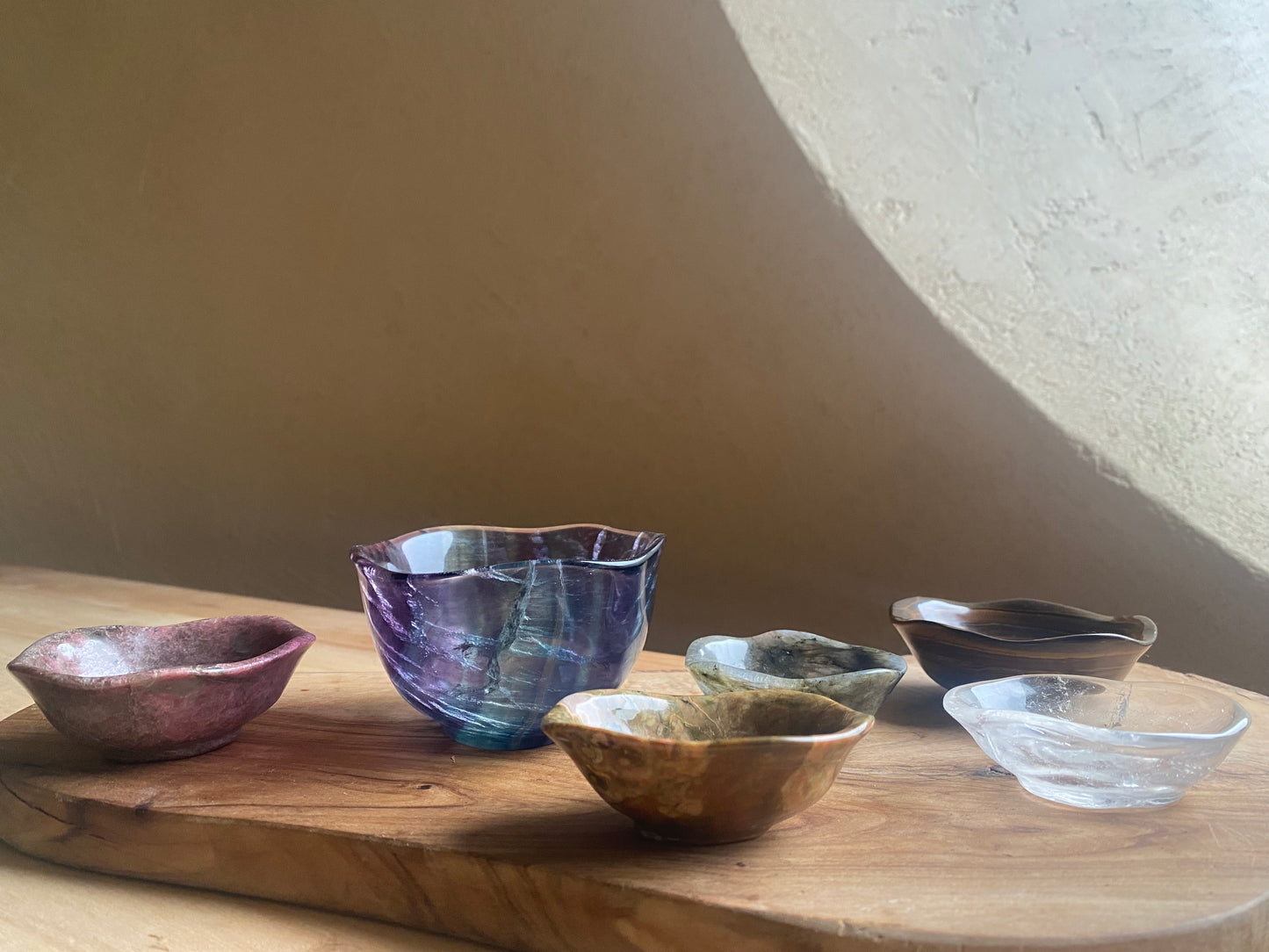 Bol en pierre de fluorite