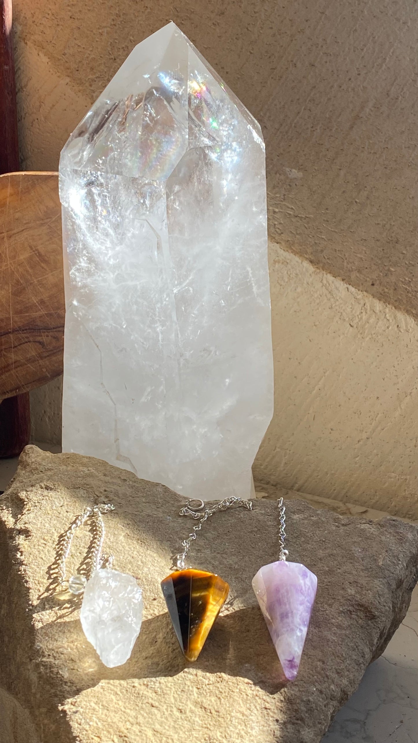Pendelium | Natural Gemstones | Quartz | Tiger’s Eye|Amethyst