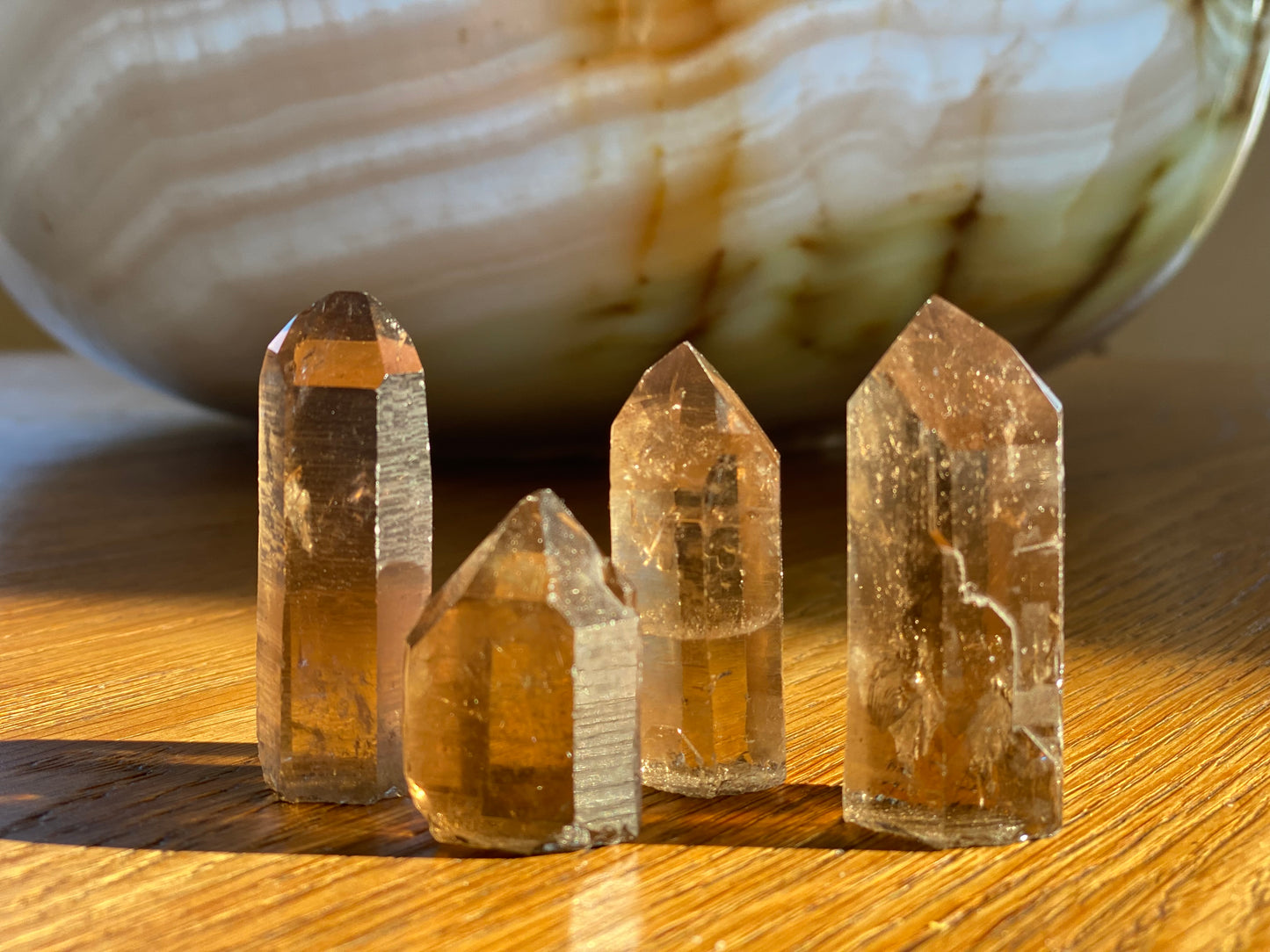 Point de gardien en quartz fumé