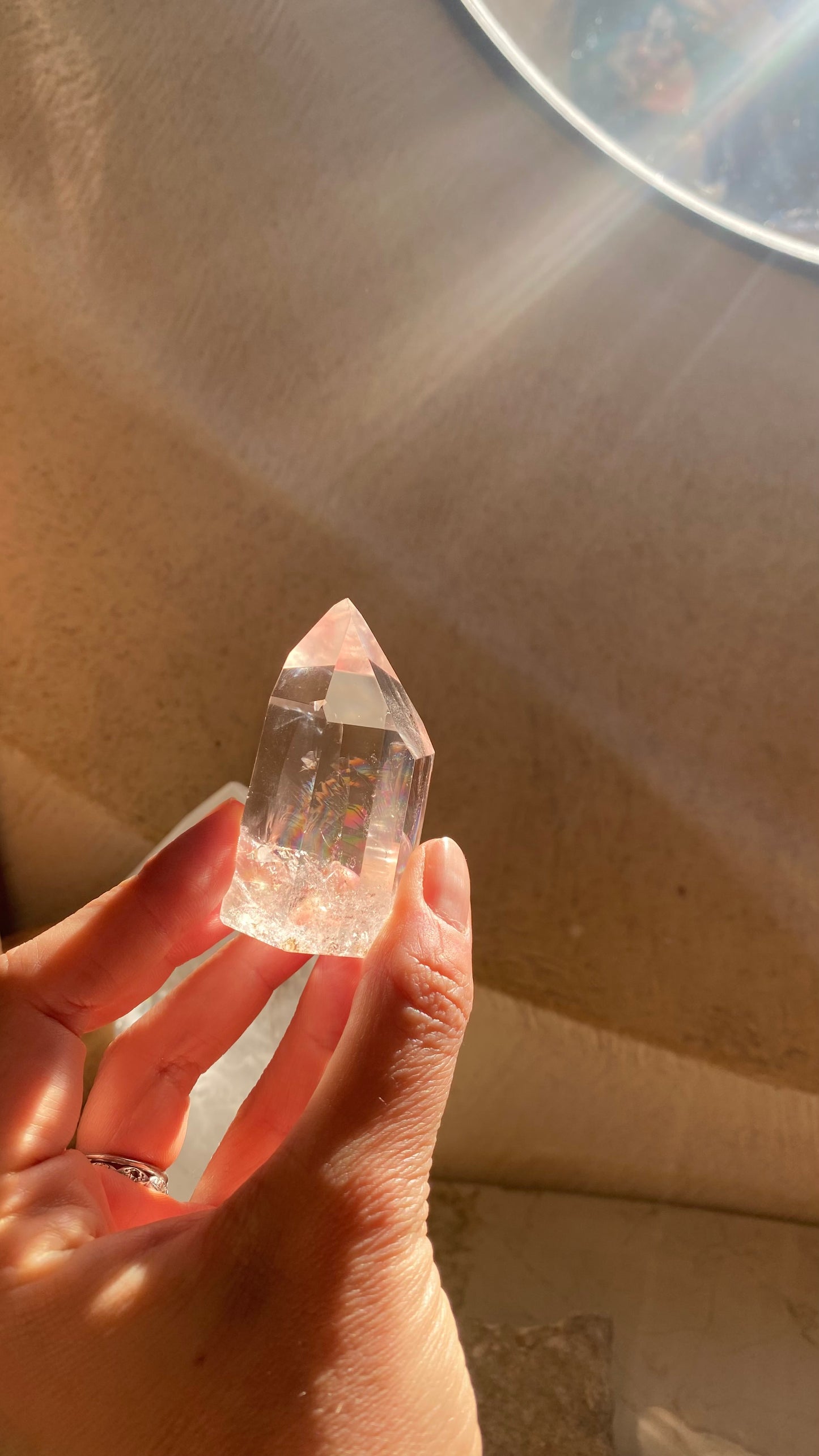 Rainbow Quartz Crystal