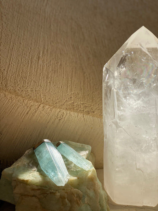 Rough Aqua Marine Pendant