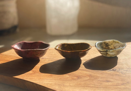 Labradorite Hand Carved Ring Bowl