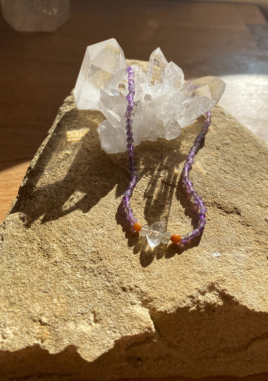 Amethyst Healing Anklet