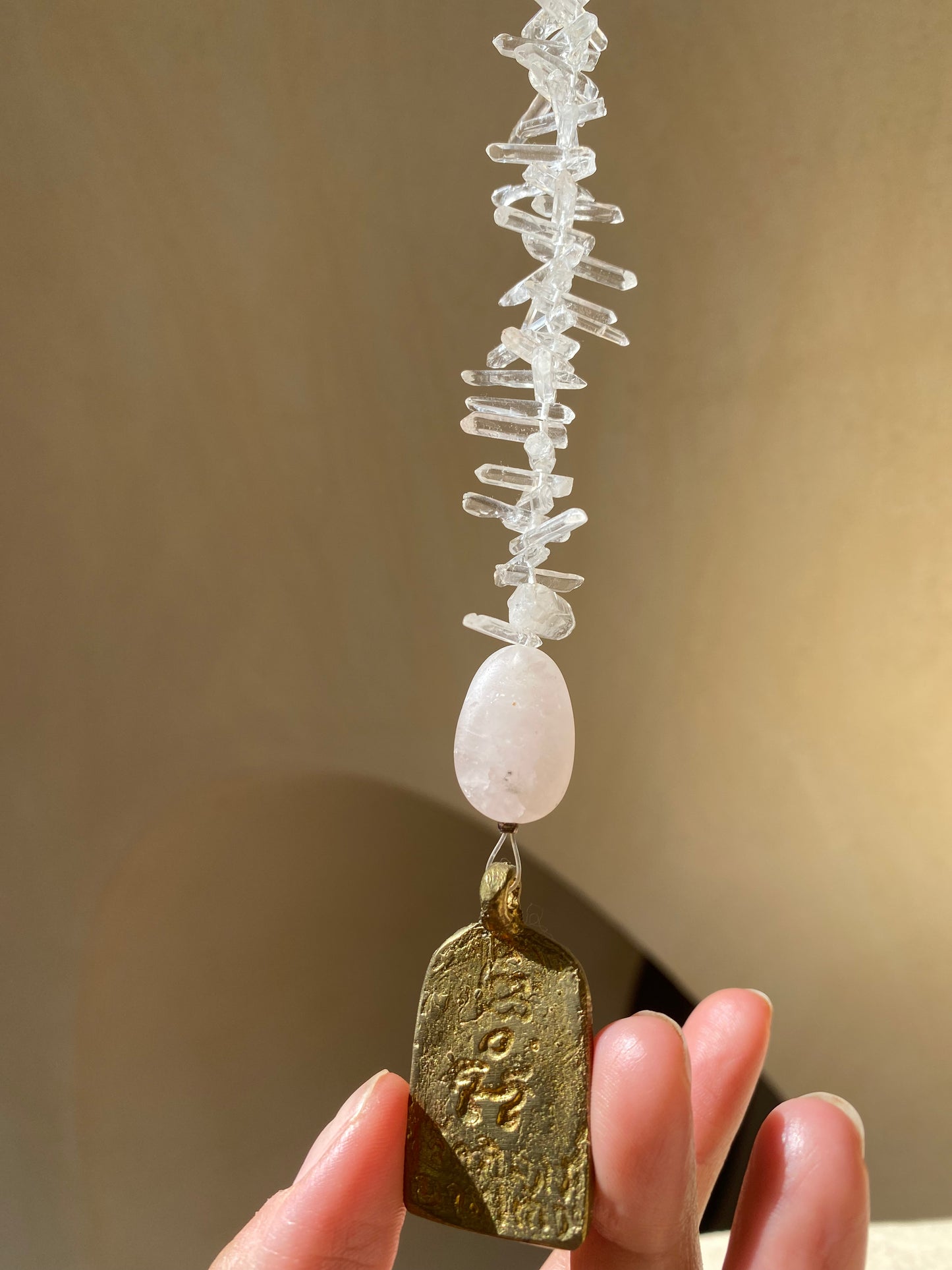 Buddha & Quartz Sun Catcher