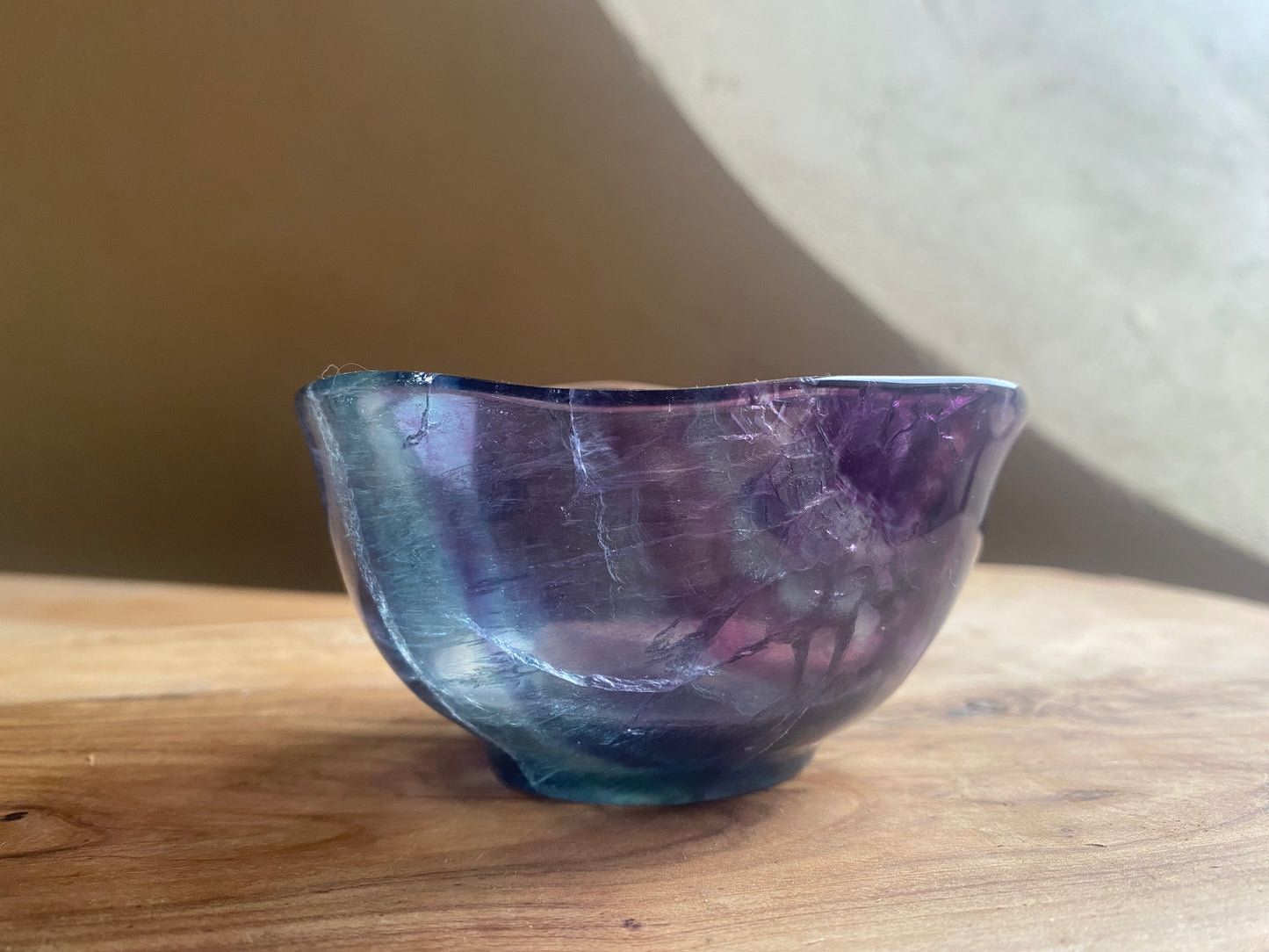 Bol en pierre de fluorite
