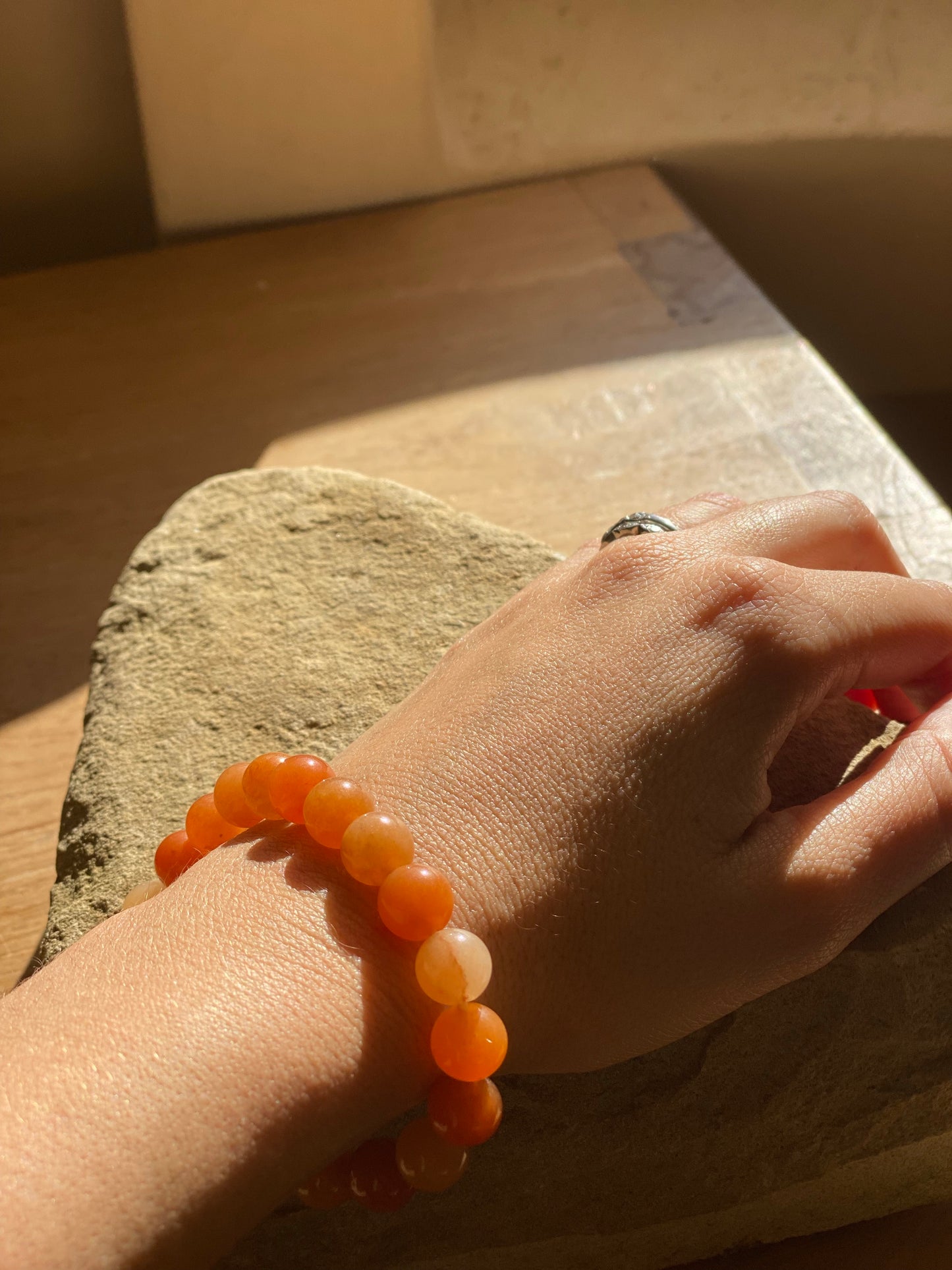 Bracelet cornaline simple