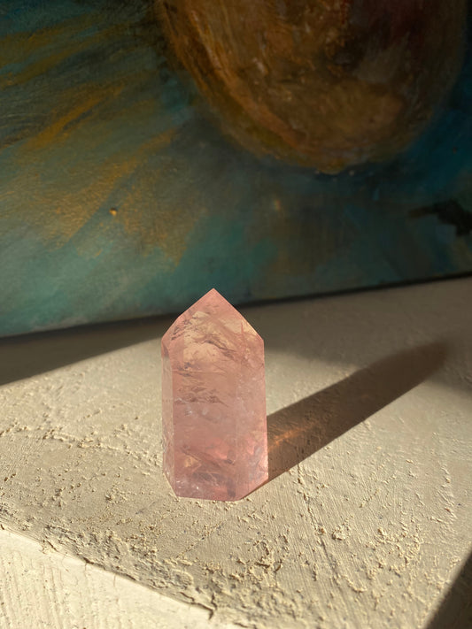 Small Rose Quartz Point