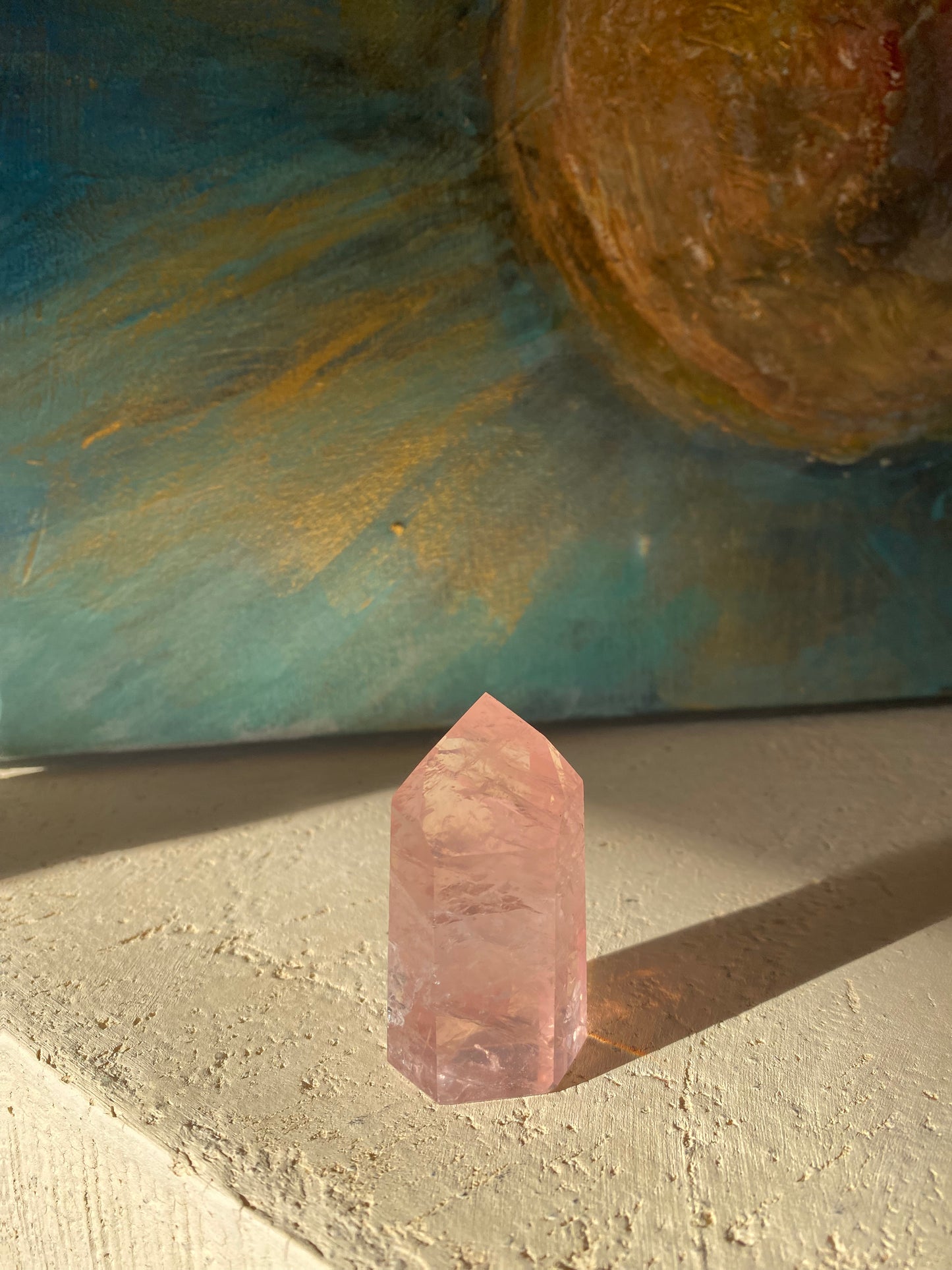 Small Rose Quartz Point
