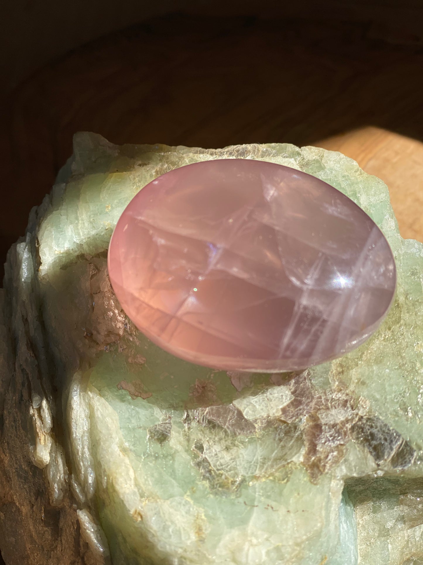 Star Rose Quartz Galet