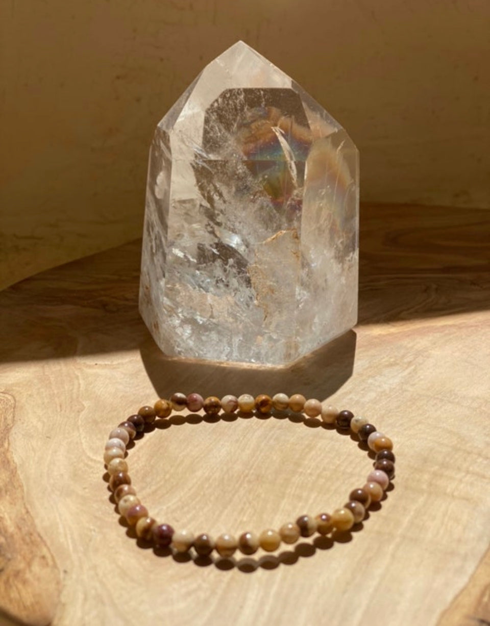 Freja Bracelet Bundle fabriqué avec Mookaite, Jasper et Apetite