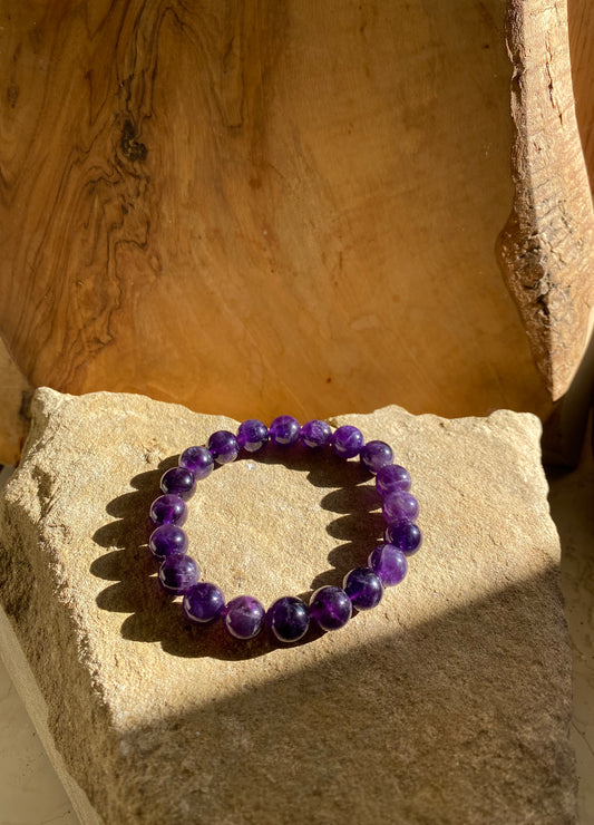 Simple Amethyst Bracelet