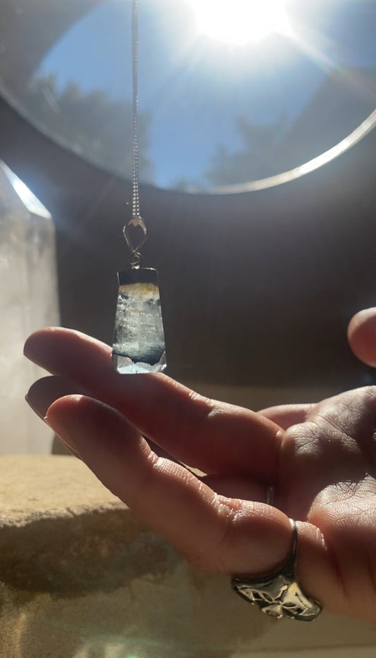 Large Aqua Marine Pendant