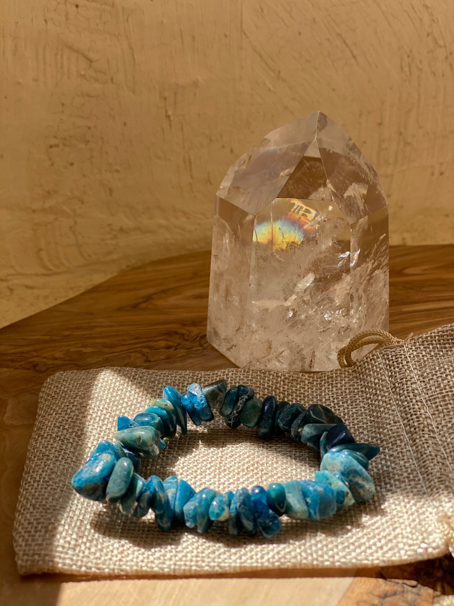 Simple Apatite Bracelet