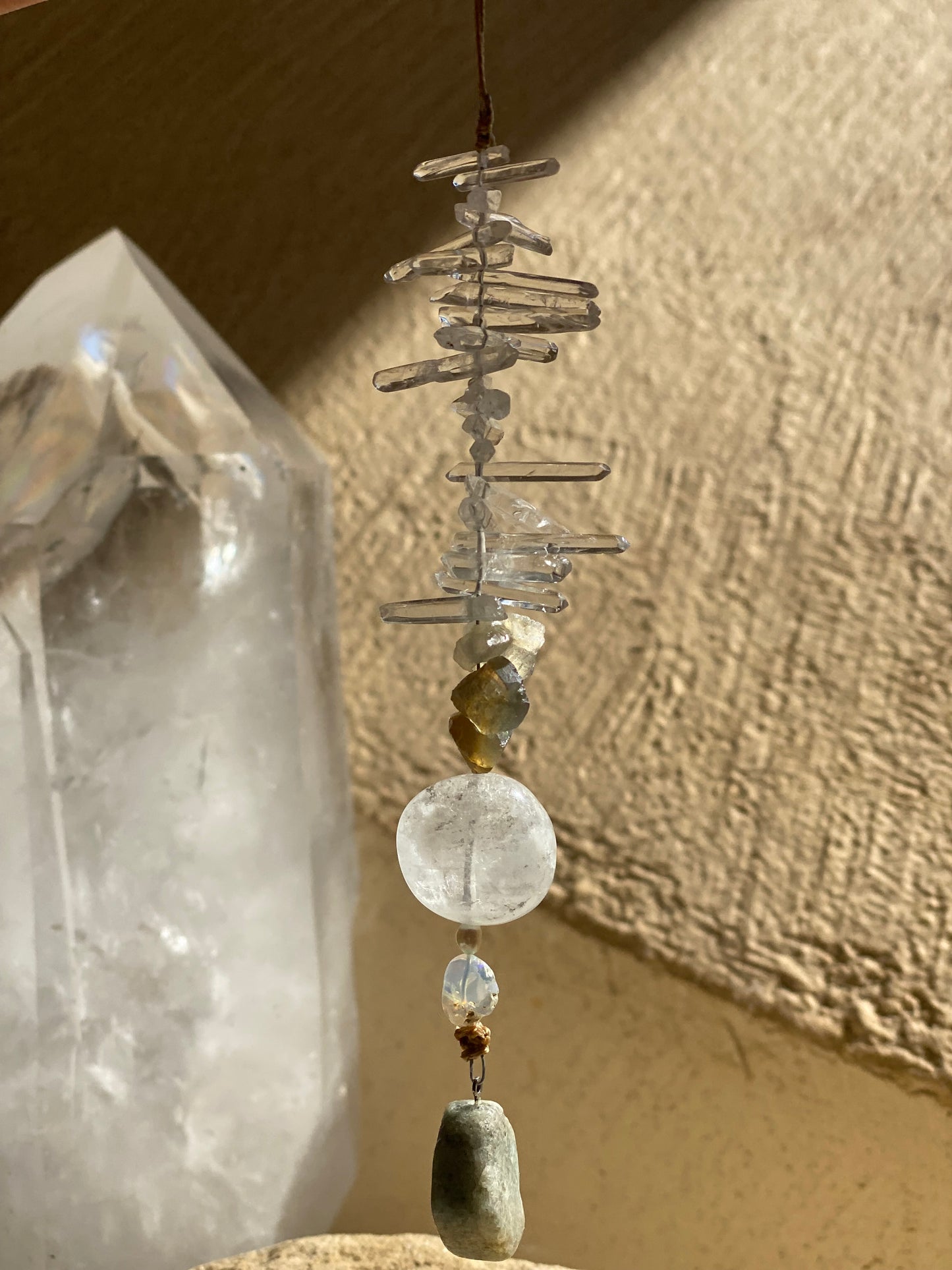 Aqua Opal Sun Catcher