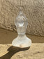 Selenite Yogi Goddess Carving