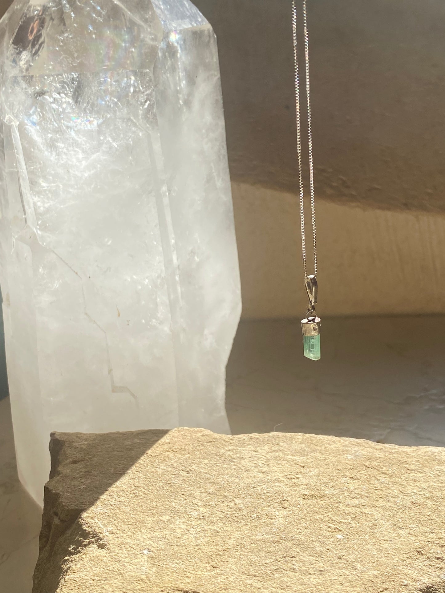 Green Tourmaline Pendant