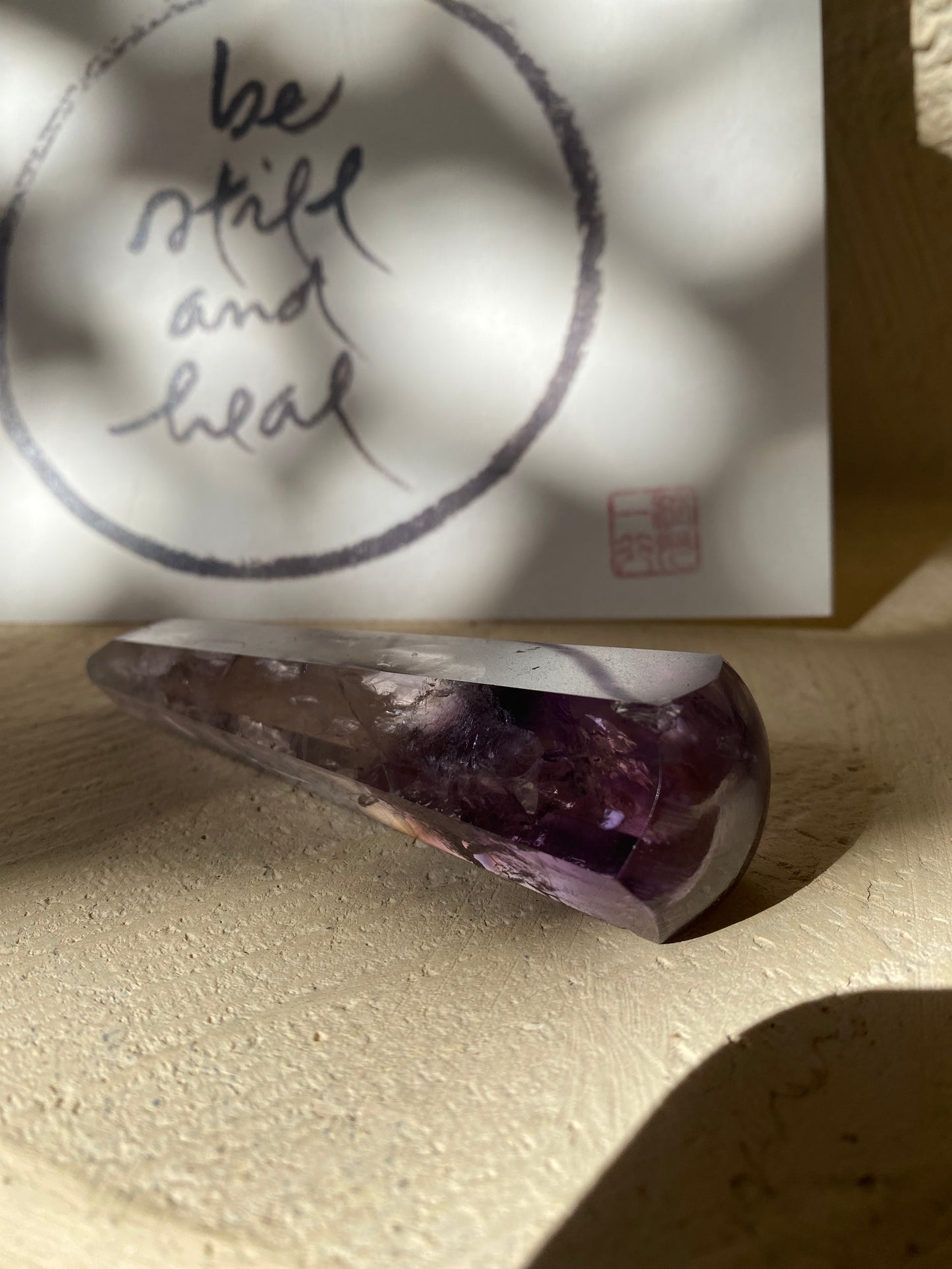 Amethyst Crystal Massage Point