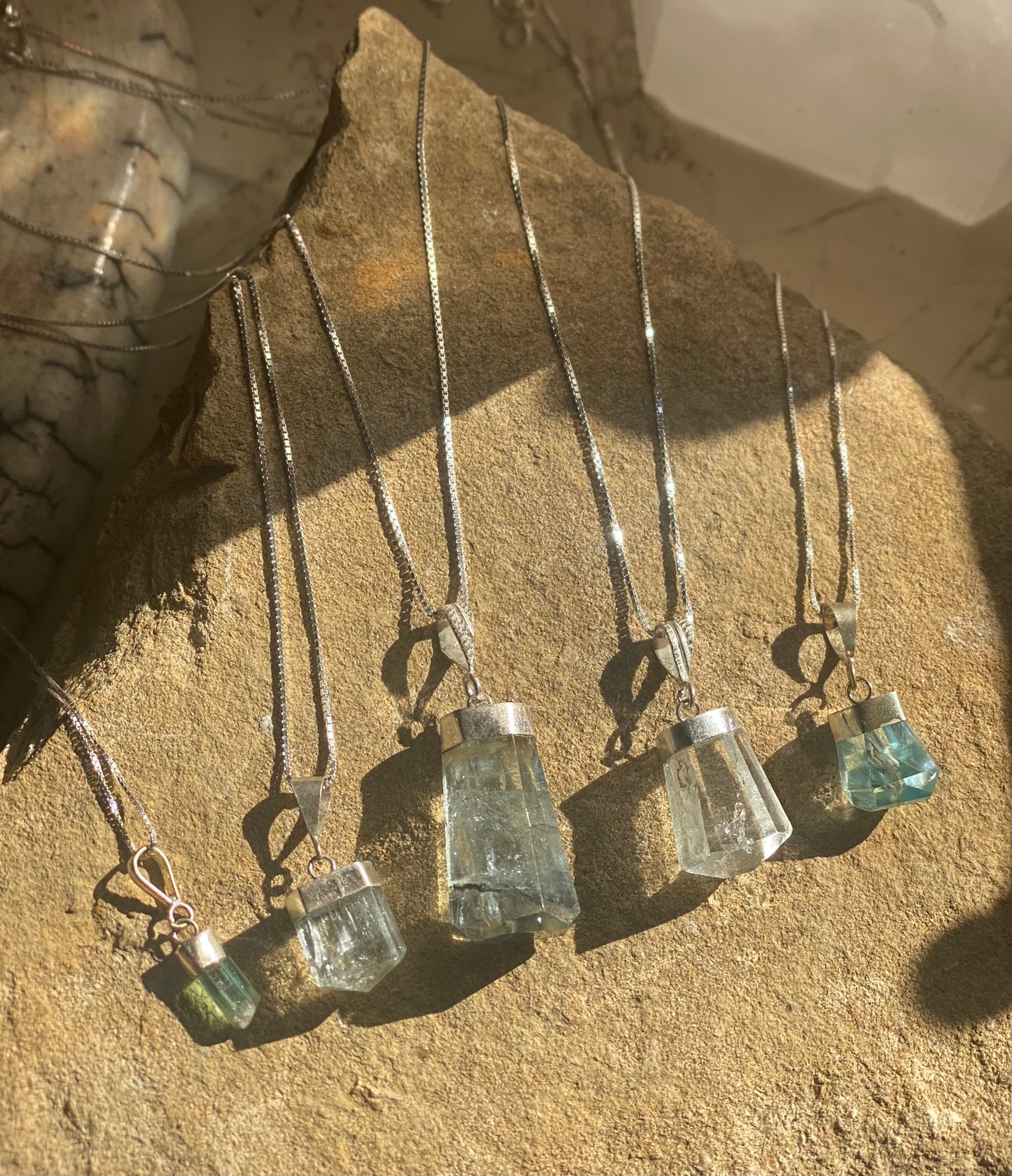 Large Aqua Marine Pendant