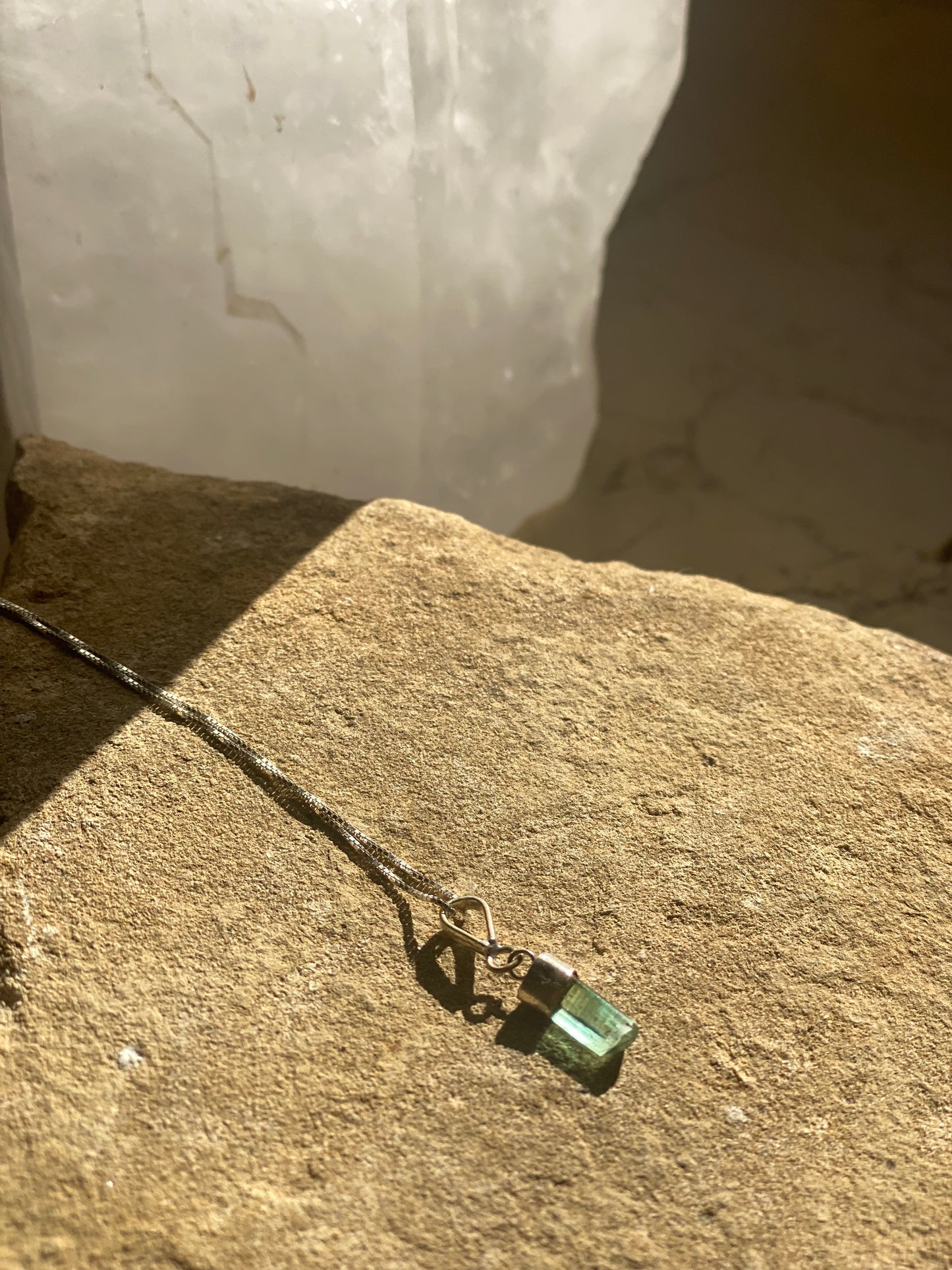 Green Tourmaline Pendant