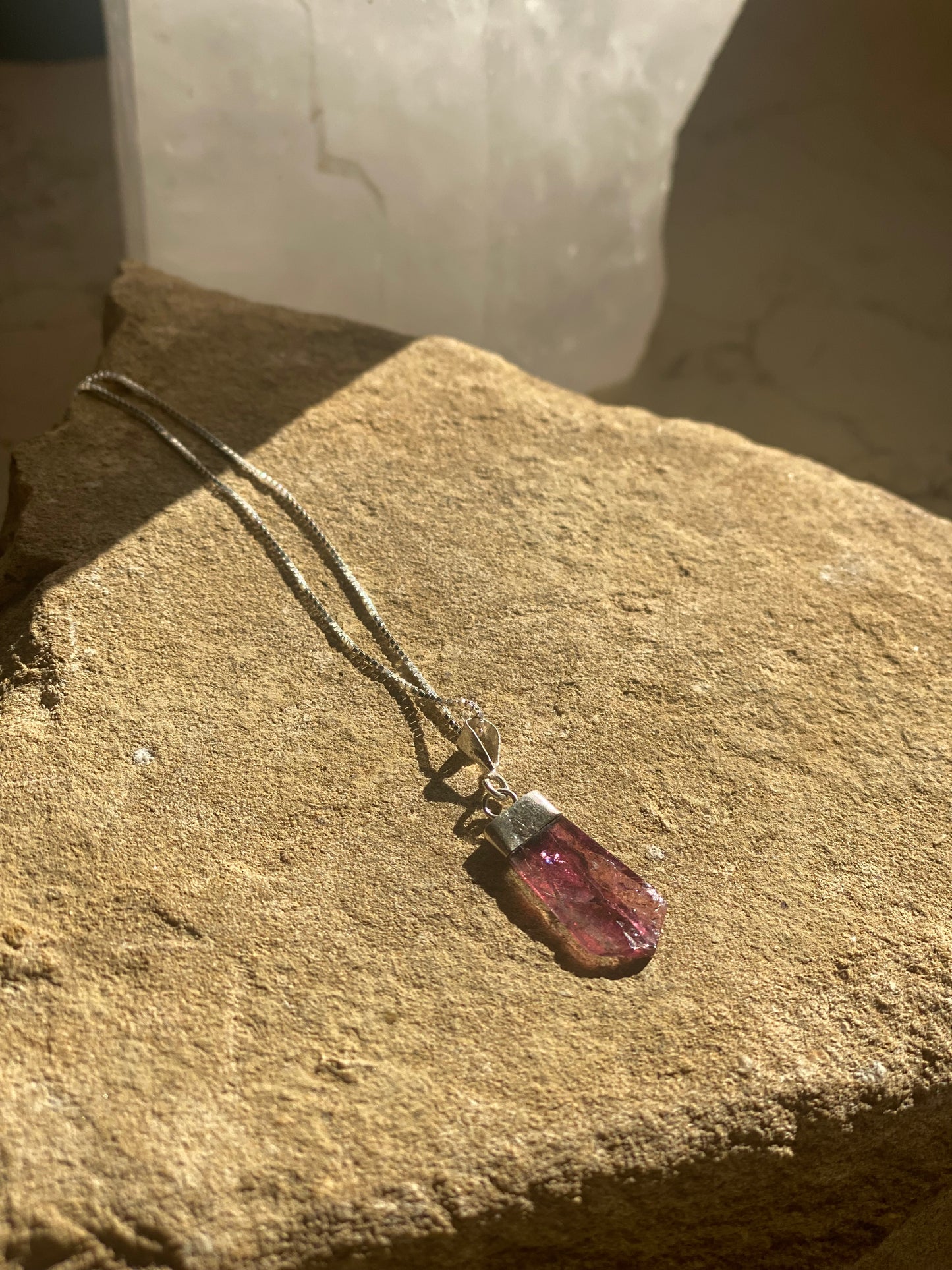 Watermelon Tourmaline Pendant
