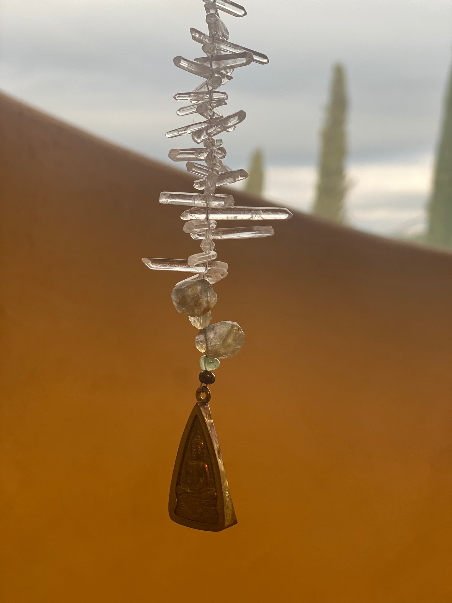 Aventurine Buddha Sun Catcher