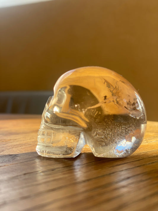 Citrine Crystal Skull| Hand Carved