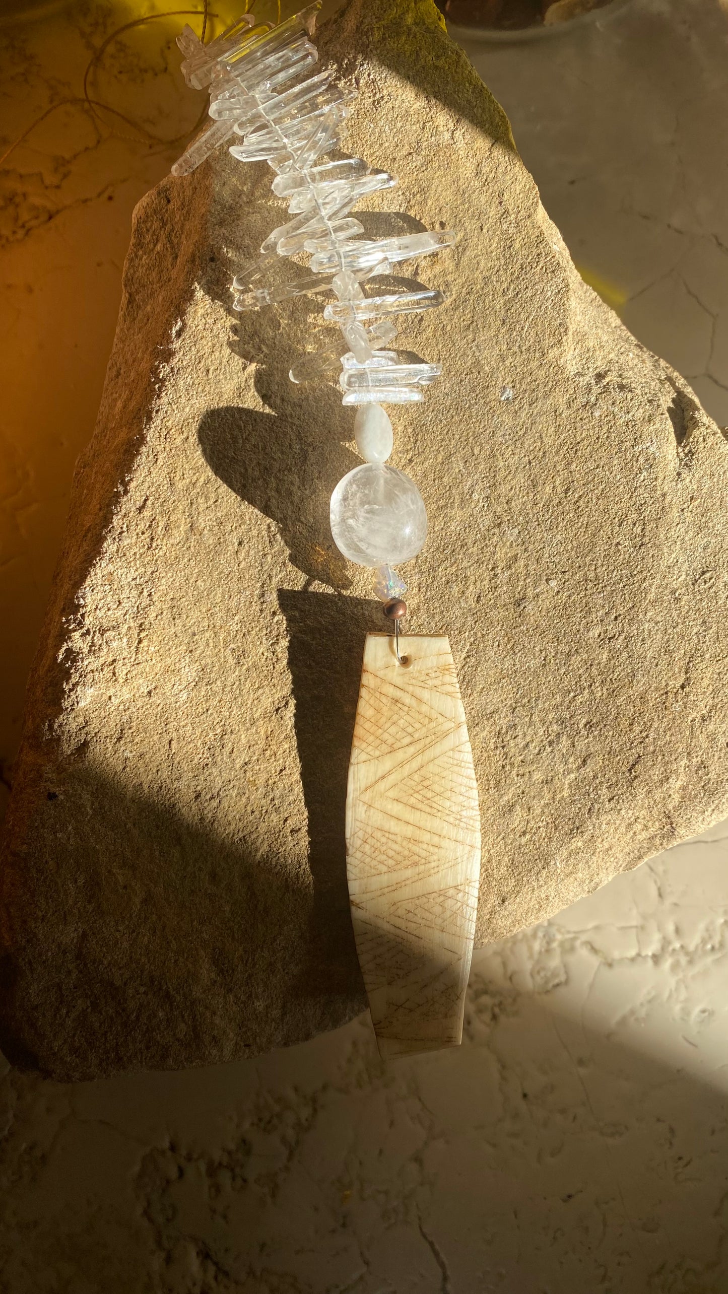Moon Stone Suncatcher