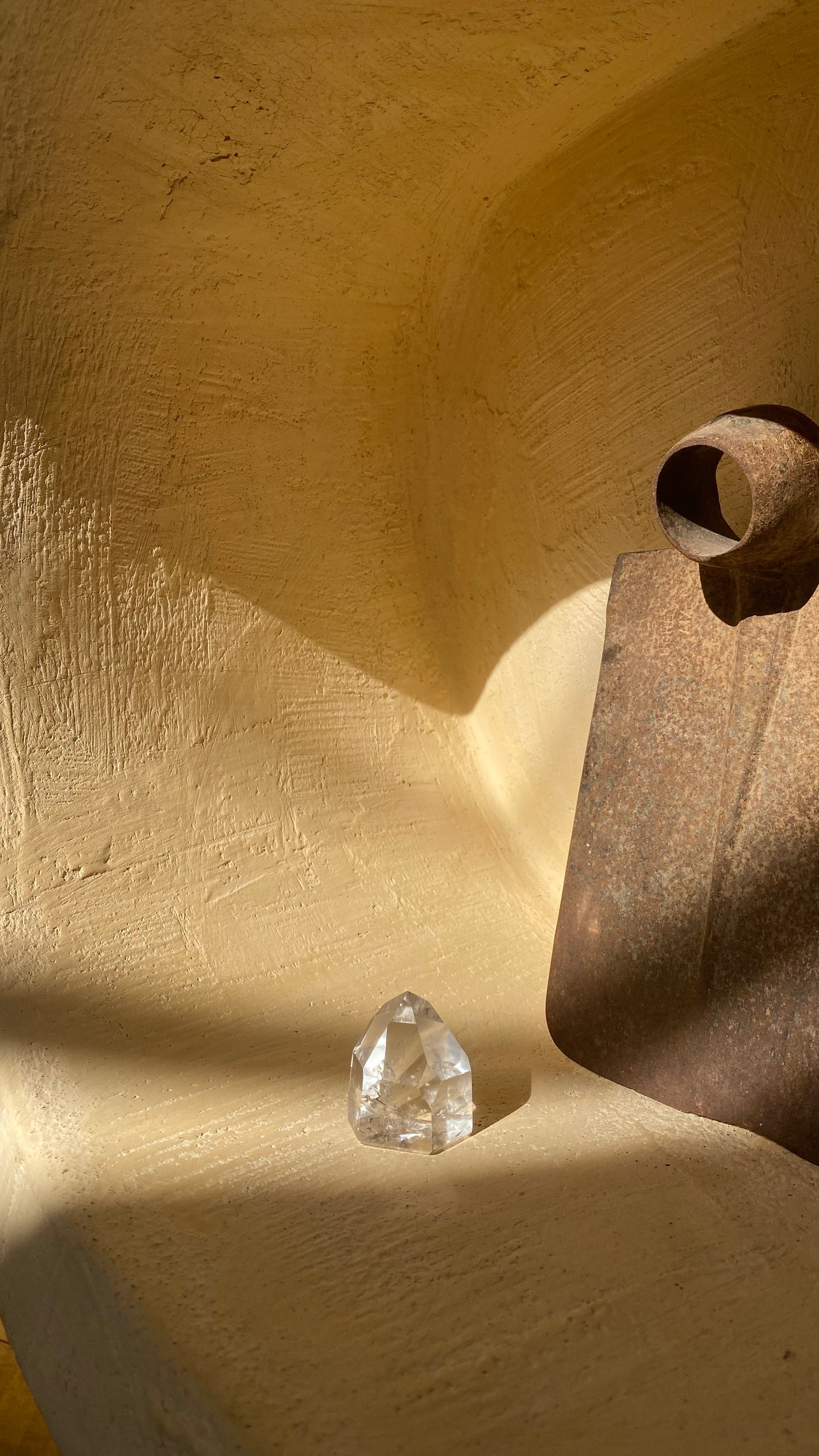 Polished Clear Quartz Crystal Point | Natural Gemstone | Home Décor & Meditation