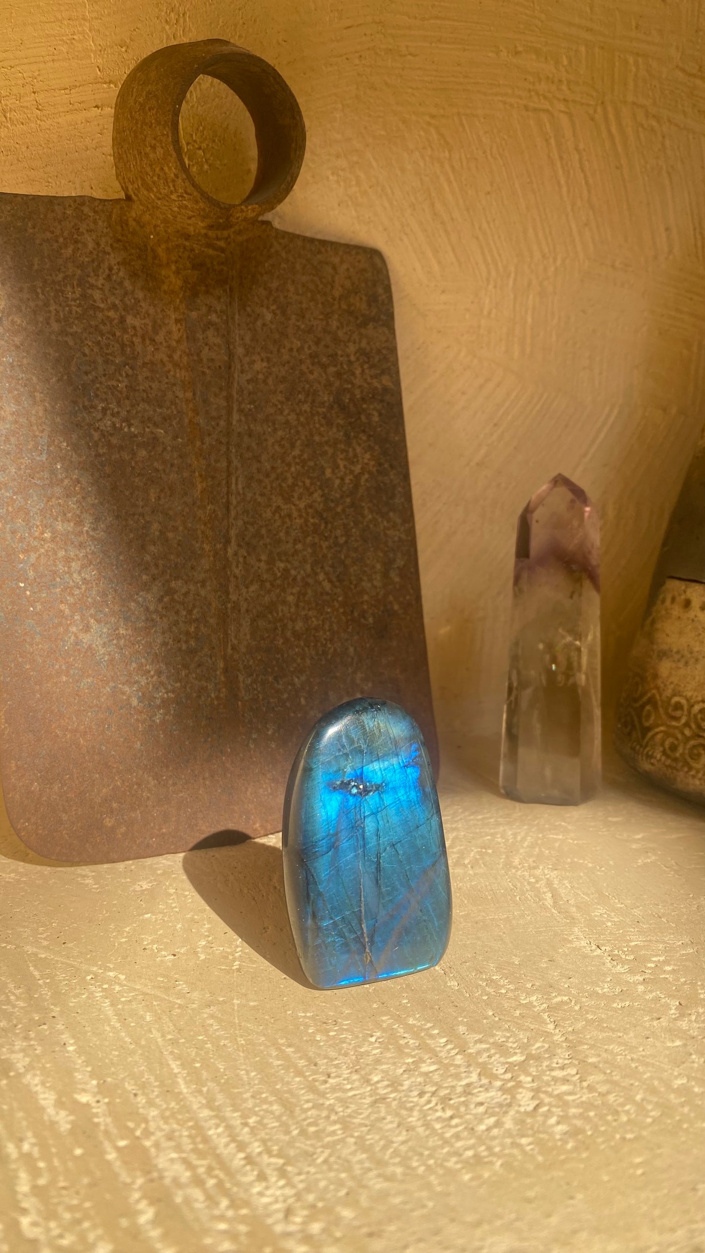Labradorite Gaurdian Stone|Natural Gemstones | Crystal Home Decor
