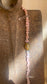 The Cocha | Pink Peruvian Opal, Quartz & Labradorite Anklet | Natural Gemstone | Handmade in Provence