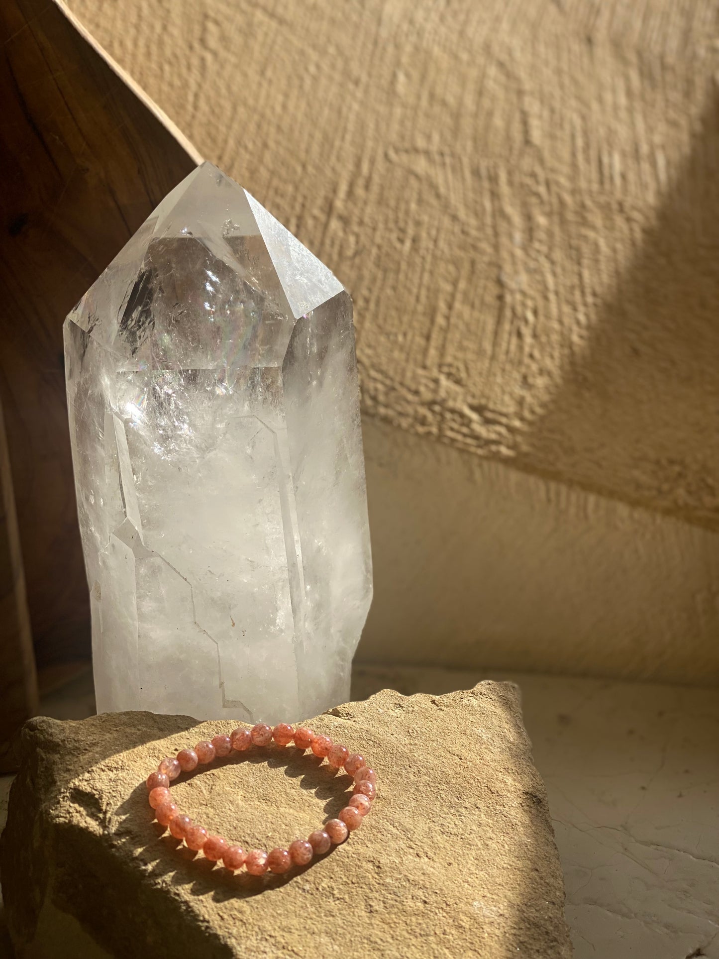 Sunstone Bracelet | Natural Gemstone| Single Stone