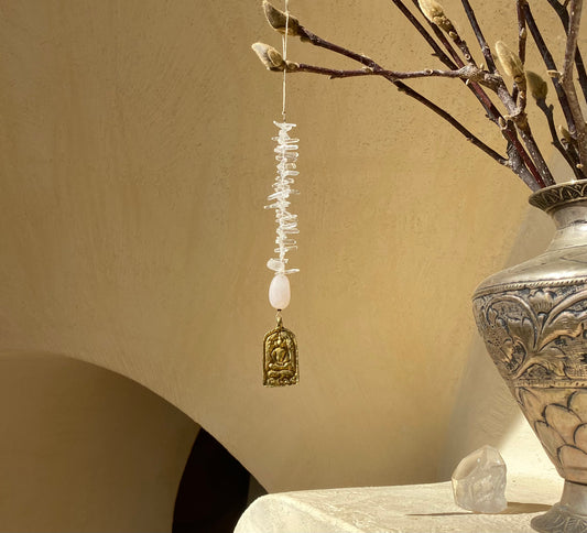 Buddha & Quartz Sun Catcher