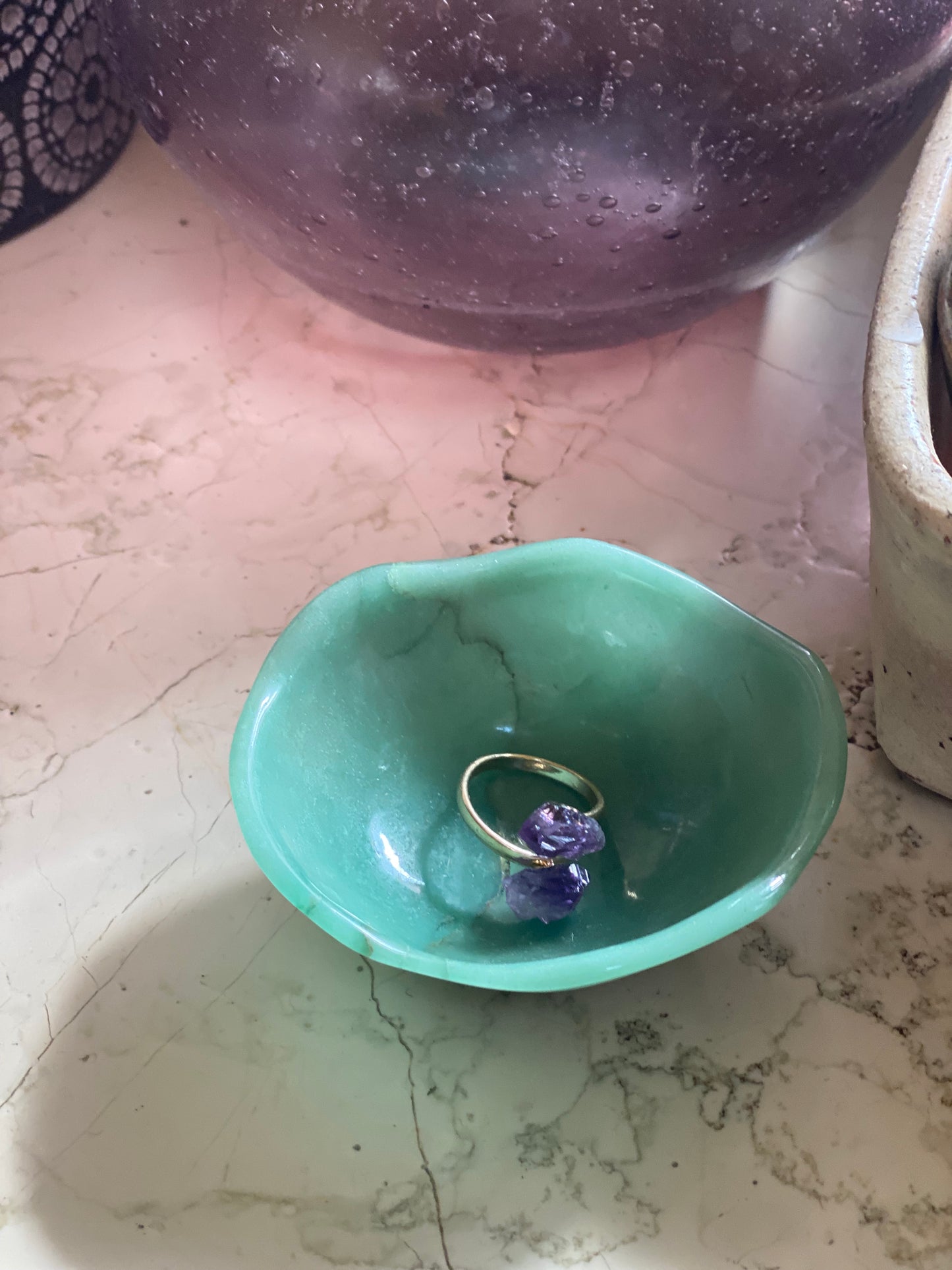 Aventurine Jewelry Bowl