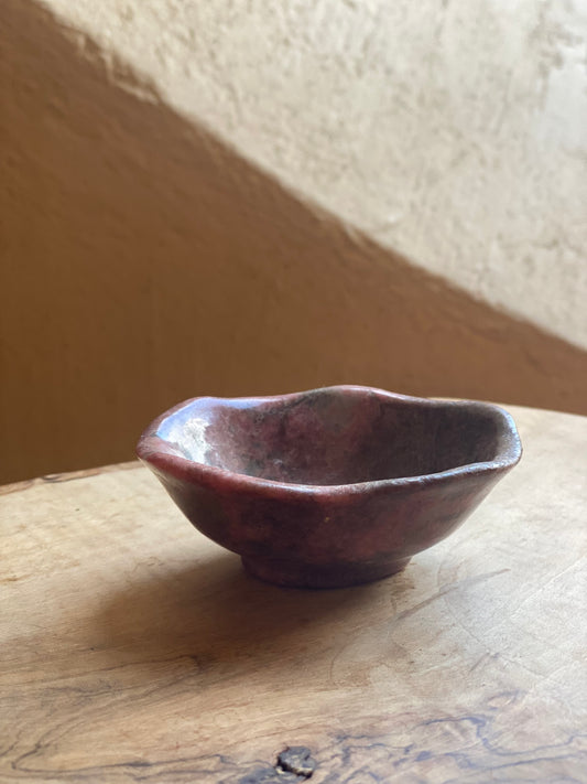 Rhodonite Jewelry Bowl