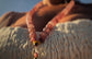 Ruby Strawberry Quartz Mala Necklace