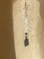 Grenat brut, cristal et attrape-soleil Bouddha