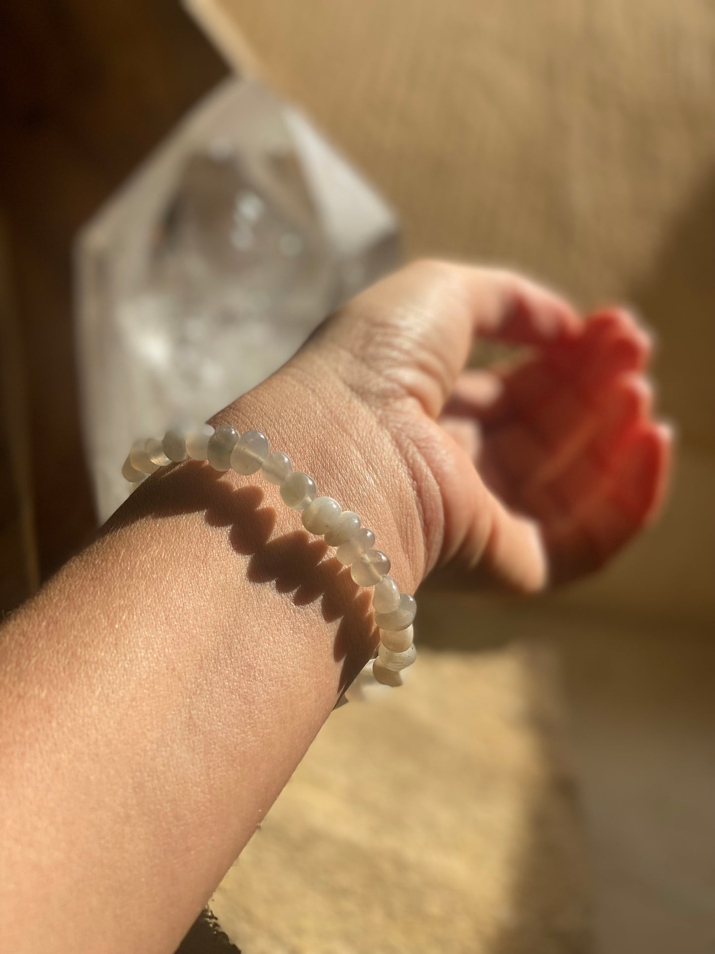 Grey Moonstone Bracelet
