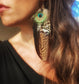 Artemis Iolite Feather Earring