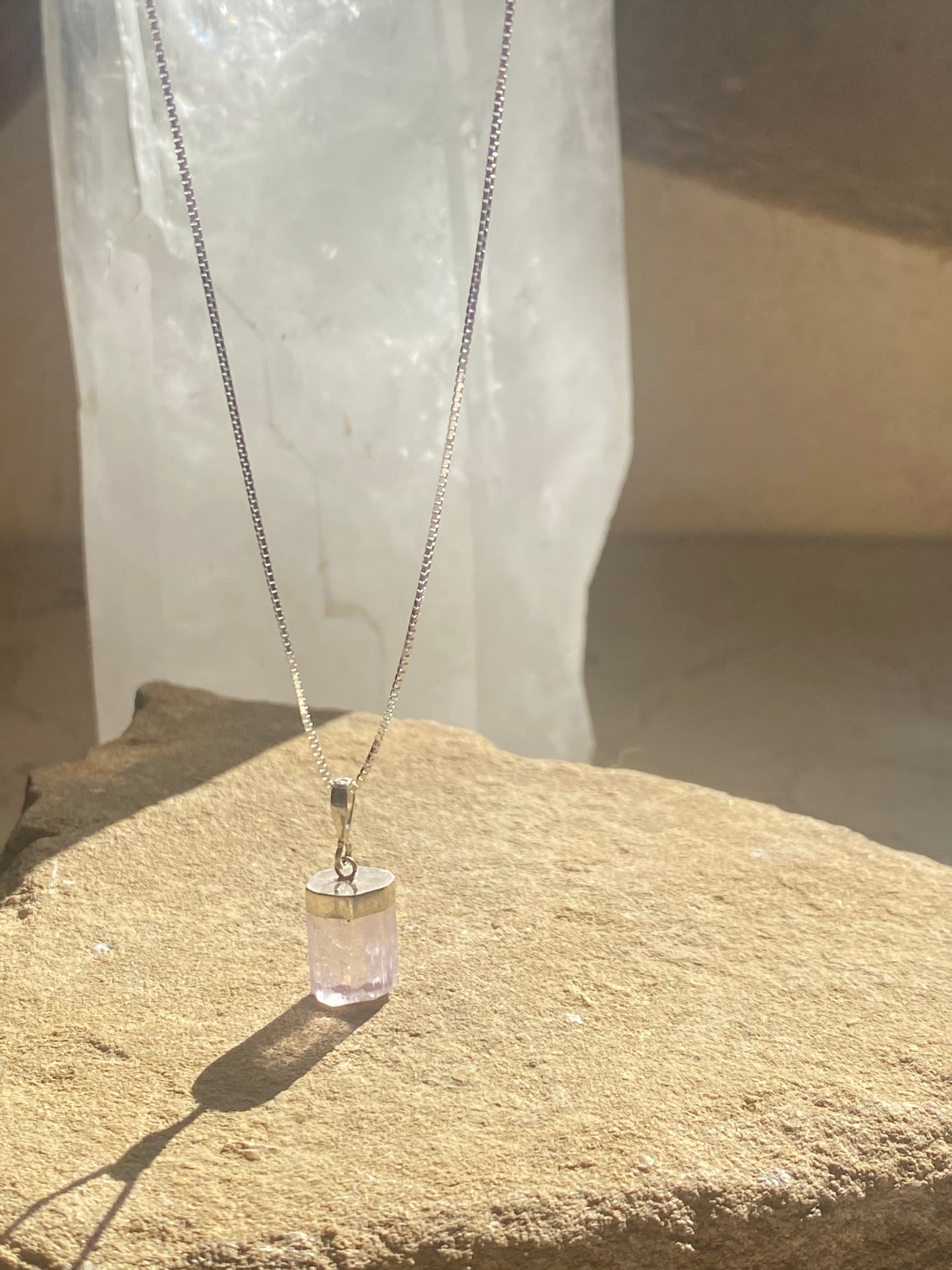 Kunzite Pendant