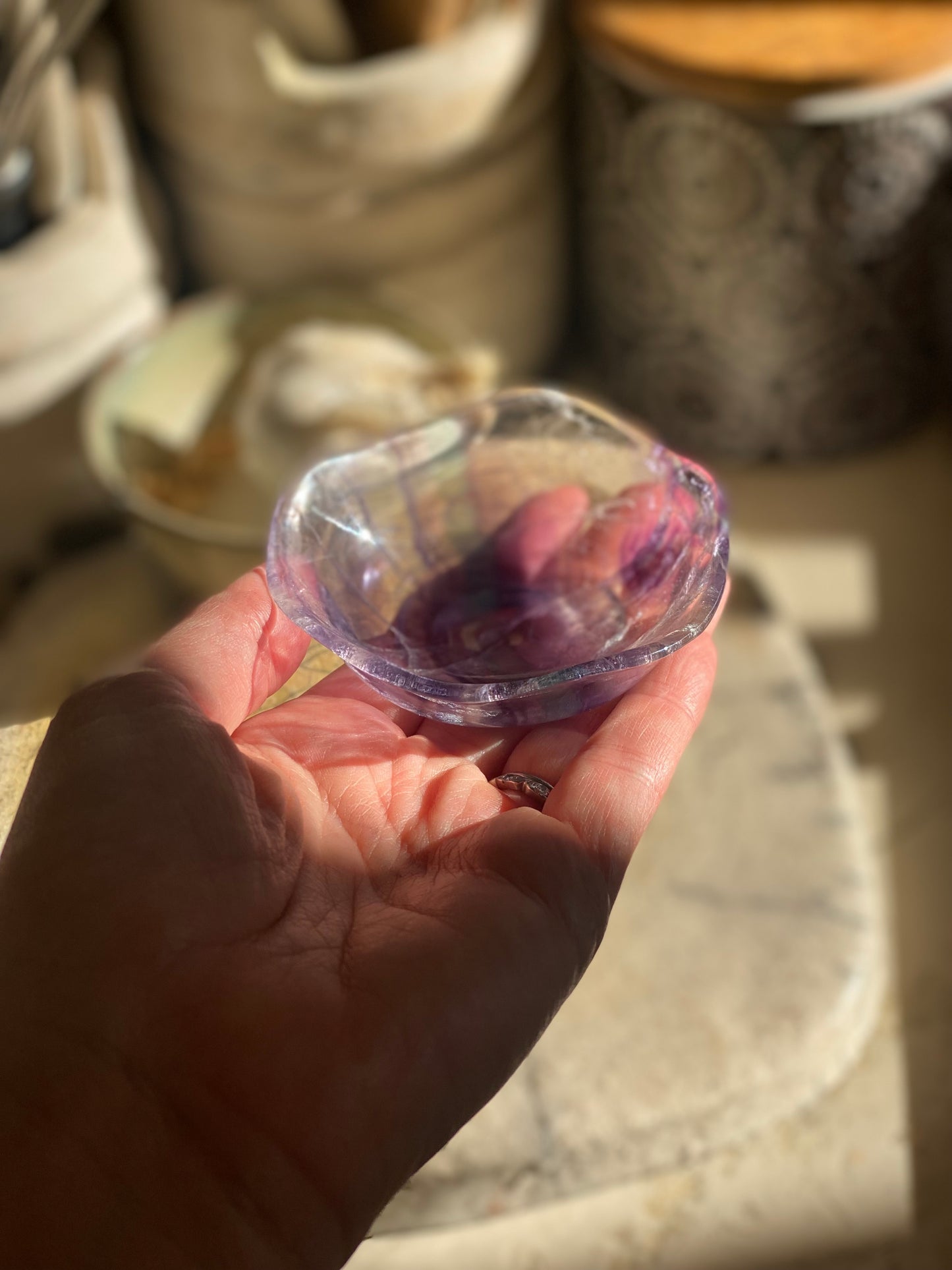 Fluorite Stone Bowl