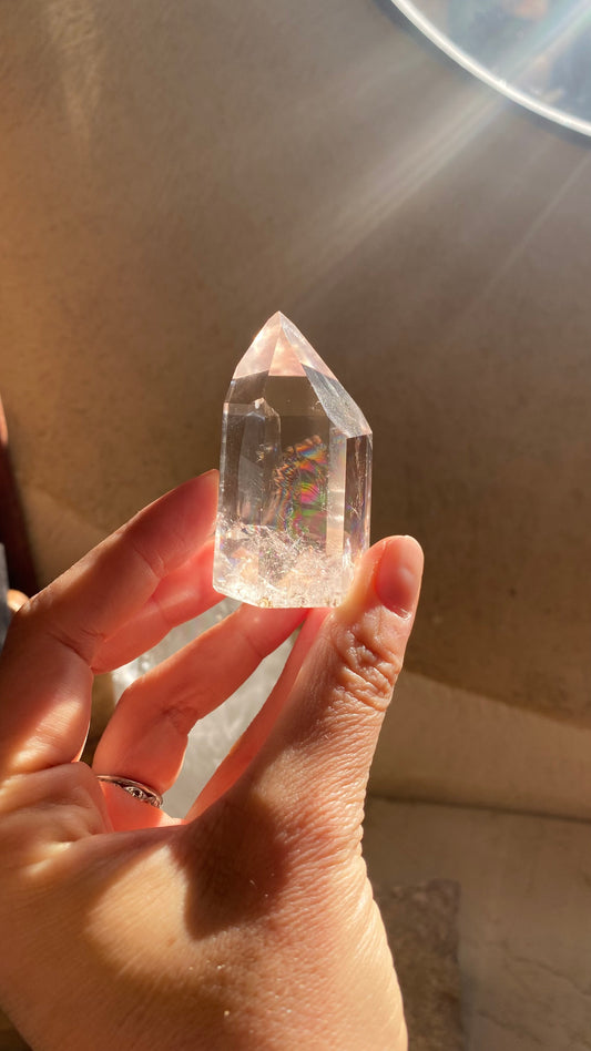Rainbow Quartz Crystal