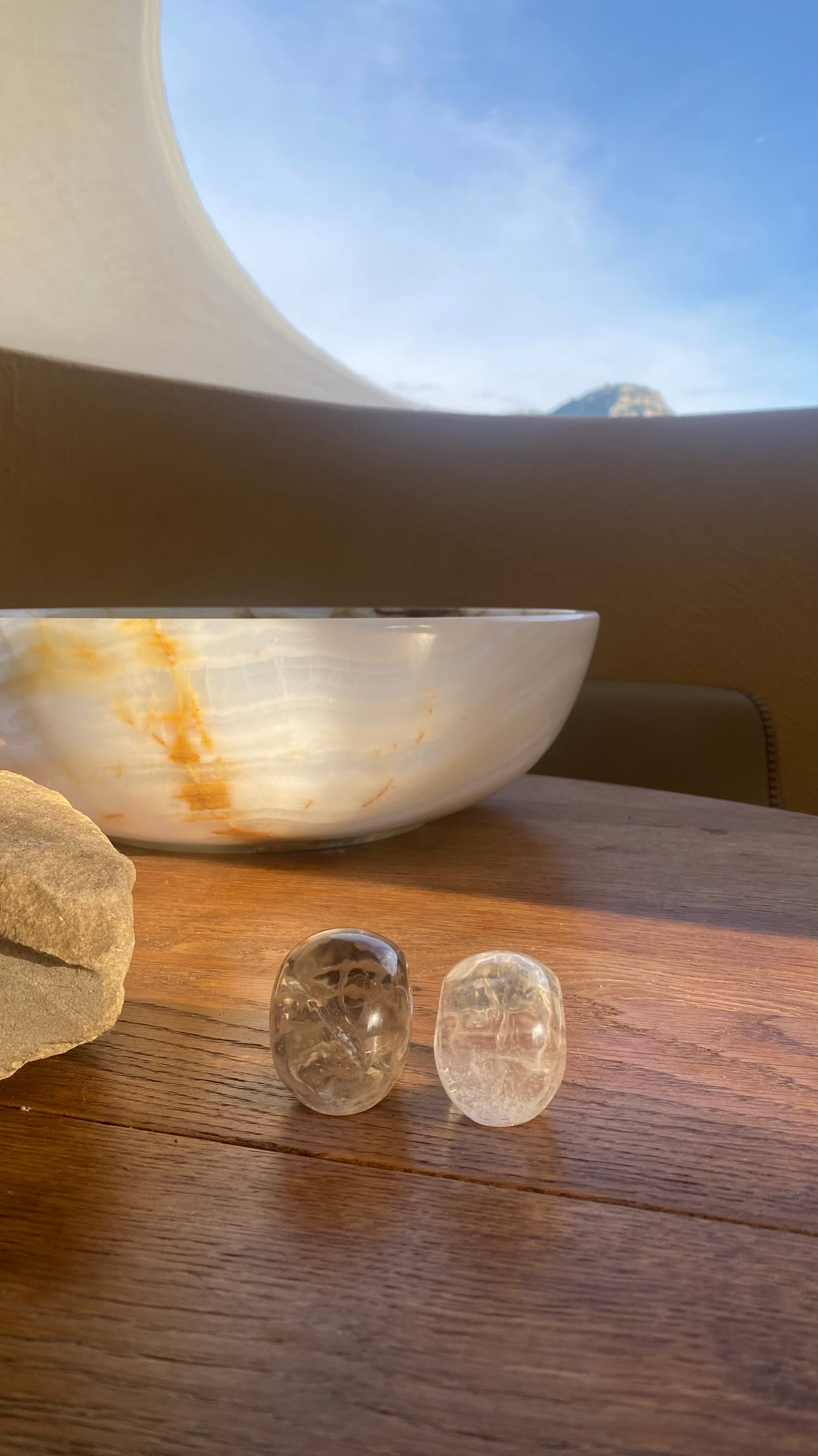 Quartz Crystal Skull Carving | Hand carved