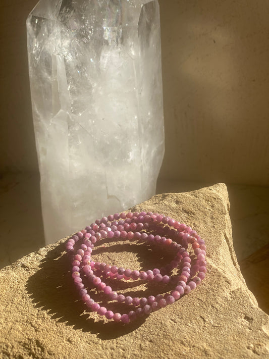 Faceted Ruby Bracelet Bundle